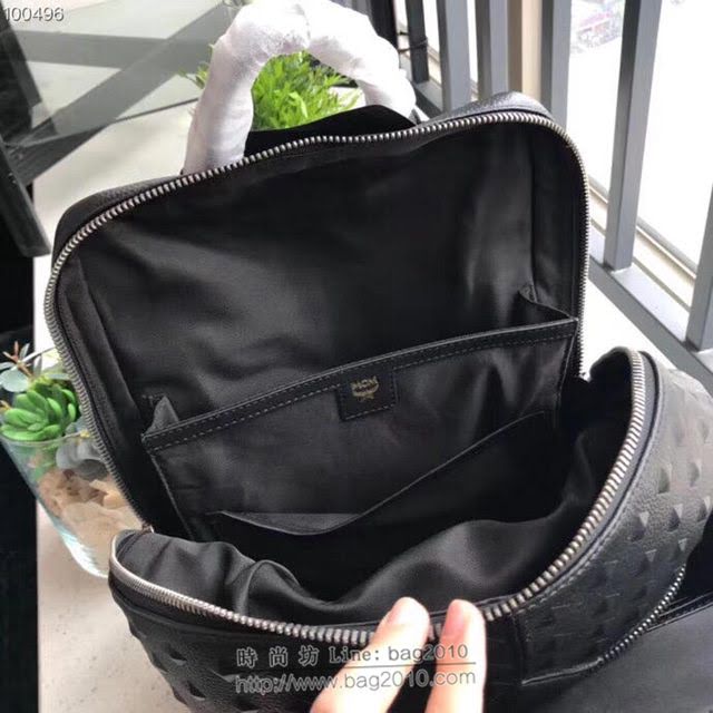 MCM雙肩背包 原單 高端Duke雙肩背包 柔軟NAPPA紋 MCM男背包  mdmc1098